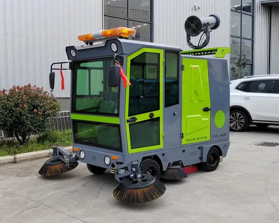 Raysince Electric Street Cleaning Road Factory Price Vacuum Sweeper Vehicle